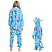 Pigiama Per Bambini Kigurumi Onesie Costume Sulivan Blu 125-135 - Foto miniatura 6