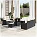 Set Divano da Giardino 8 pcs Nero e Crema 90 x 55 x 71 cm - Foto miniatura 2