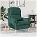 poltrona Verde scuro 76 x 94 x 102 cm Tessuto - Foto miniatura 3
