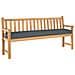 Cuscino per pallet per panchina antracite 200x40x8 cm in tessuto Oxford - Foto miniatura 3