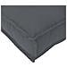 Cuscino per pallet per panchina antracite 200x40x8 cm in tessuto Oxford - Foto miniatura 8