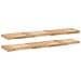 Mensole da Parete 2 pz 160x30x4 cm Legno Acacia Non Trattato - Foto miniatura 1