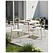 Set Di 4 Sedie Da Giardino Covolo Bianco Sporco - Foto miniatura 1