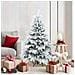 Albero di Natale Artificiale Snodato Foderato di Neve Bianco - Foto miniatura 2