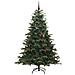 Albero di Natale artificiale con 300 LED Verde 210 cm - Foto miniatura 4
