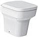 Wc A Pavimento   Tesi Design Bianco Art. T3267 Con Sedile Normale - Bianco Senza Sedile A Magazzino - Foto miniatura 1
