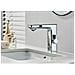 Rubinetto per lavabo da bagno, Blackswan, tipo M224, modello cromato, con display LCD e sensore, misura 18 cm - Foto miniatura 3