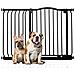 Bettacare Cancelletto Per Cani Con Parte Superiore Incurvata, 107cm - 116cm, Nero Opaco - Foto miniatura 1