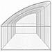 Cuccia per cani 4 pcs Argento 8 x 2 x 2 m Acciaio zincato - Foto miniatura 5