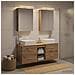 Set di mobili per il bagno 5 pcs Rovere Artigianale - Foto miniatura 2