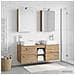 Set di mobili per il bagno 5 pcs Rovere Artigianale - Foto miniatura 4