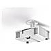 Supporto da Soffitto PRO 100 Portata Max 15 Kg Bianco - Foto miniatura 4