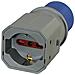 Adattatore Industriale 220v + Schuko Bipasso - Foto miniatura 1
