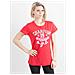 T-shirt Donna Athletic Graphic Rosso L - Foto miniatura 1