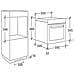 Forno Elettrico da Incasso Classic FCC604GH Capacità 65 L Multifunzione Ventilato Colore Nero - Foto miniatura 3