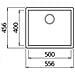 Lavello Zen 105 Keratek Plus 55x45 cm 1 vasca Colore Dark Grey 99 - Foto miniatura 2