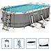 Power Steel Set Piscina Ovale 549x274x122 cm 56710 - Foto miniatura 3