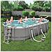 Power Steel Set Piscina Ovale 549x274x122 cm 56710 - Foto miniatura 2