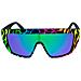 Occhiali 0912-zef-149. Occhiali Da Sole, Colore Nero Blu Verde Giallo Arancione. Unisex. - In ordine - Foto miniatura 6