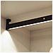 Luci Led Per Armadio O Cabina Armadio, Asta Appendiabiti Con Luce Led Ricaricabile E Sensore Di Movimento, Alluminio Colore Moka, L 708-858mm - Foto miniatura 2
