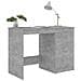 Scrivania Grigio Cemento 100x50x76 cm in Legno Multistrato - Foto miniatura 4