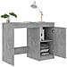 Scrivania Grigio Cemento 100x50x76 cm in Legno Multistrato - Foto miniatura 6