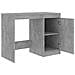 Scrivania Grigio Cemento 100x50x76 cm in Legno Multistrato - Foto miniatura 7
