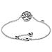 Donna Annuncio Anello Argento Braccialetto Link 597776cz-20 - Foto miniatura 2
