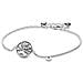 Donna Annuncio Anello Argento Braccialetto Link 597776cz-20 - Foto miniatura 1
