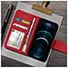 Custodia Iphone 12 Pro Max Porta Carte In Pelle Funzione Stand Premium Rosso - Foto miniatura 5