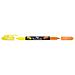 Evidenziatore Twin Checker A Doppia Punta 1-3 Mm Giallo-arancio - Slw8-gf (conf. 12)  - Foto miniatura 1