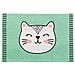 Tappeto Per Bambini Stampa Di Gatto 60 X 90 Cm Verde Howrah - Foto miniatura 6