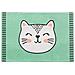 Tappeto Per Bambini Stampa Di Gatto 60 X 90 Cm Verde Howrah - Foto miniatura 7