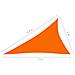 Parasole a Vela Oxford Triangolare 4x5x6,4 m Arancione - Foto miniatura 6
