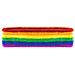 Arcobaleno Sport Fascia E Sweatband - Un Adulto Di Formato Unisex - Esercizio Fun Sport Runs- Orgoglio Eventi - Foto miniatura 2