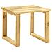 Lettino da Giardino con Tavolino Cuscino Legno Pino Impregnato - Foto miniatura 8
