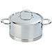 Casseruola con Coperchio Acciaio Inossidabile Diametro 18 cm Capacità 2.2 lt Colore Argento - Linea Atlantis - Foto miniatura 1