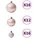 Set Palline Di Natale 100 Pz Rosa - Foto miniatura 3