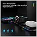 Caricatore Wireless 3 In 1 Stazione Di Ricarica Pieghevole Magnetica Ricarica Rapida Black - Foto miniatura 5