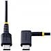 Cavo di Ricarica USB-C a 90° da 1m - Cavetto di Ricarica Veloce USB Tipo-C per uso intensivo - Cavo Dati USB 2.0 Type-C a C in Resistente Fibra Aramidica - PD 60W 3A - Nero - Foto miniatura 2