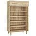 Scarpiera Rovere Sonoma 60x35x105 Cm In Legno Multistrato - Foto miniatura 2