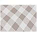 Telo Arredo Multiuso Linea Pensieri Delicati In Cotone Disegno Lovely Check Matrimoniale Beige - Foto miniatura 4