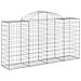 Cesto Gabbione Ad Arco 200x50x100/120 Cm Ferro Zincato - Foto miniatura 1
