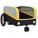 Rimorchio Da Bici Nero E Giallo 30 Kg In Ferro - Foto miniatura 9
