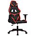Sedia Da Gaming Nera E Rossa In Similpelle - Foto miniatura 2