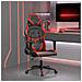 Sedia Da Gaming Nera E Rossa In Similpelle - Foto miniatura 1