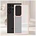 Cover Per Samsung S24 Ultra Retro Rigido Bordo Flessibile Design Fumé - Foto miniatura 3