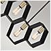 Lampadario Industrial Nordico Bismarck Acciaio Nero Terra 5 Luci E27 - Foto miniatura 3