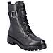 Black Casual Closed Booties Stivaletti Pelle Scarpe Donna Nero Eu 37, D2283-01 - Foto miniatura 1