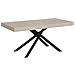 Tavolo allungabile 90x200/460cm Karida cashmere gambe antracite - Foto miniatura 1
